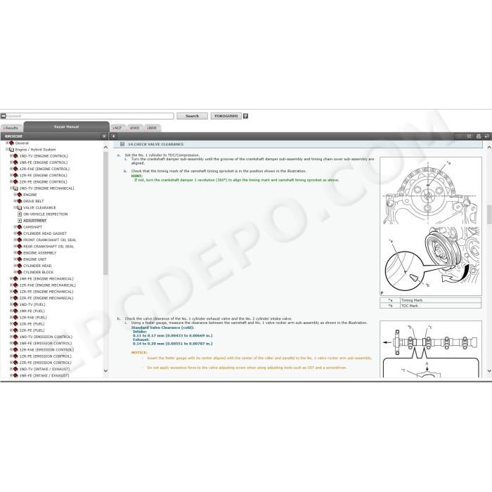 TOYOTA AURIS / COROLLA 2012 - 2019 SERVICE & REPAIR MANUAL