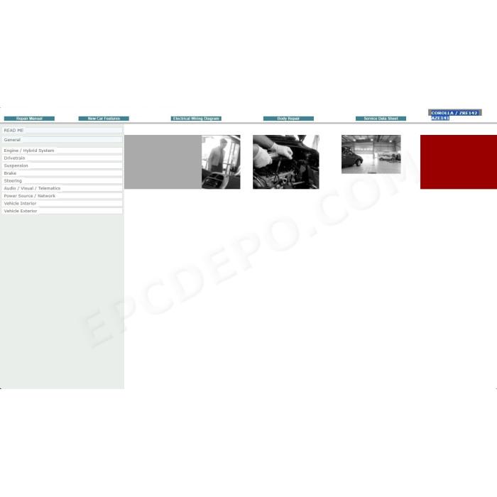 TOYOTA COROLLA 2008 - 2013 SERVICE & REPAIR MANUAL