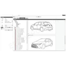 TOYOTA COROLLA 2018 - 2022 SERVICE MANUAL (JP)