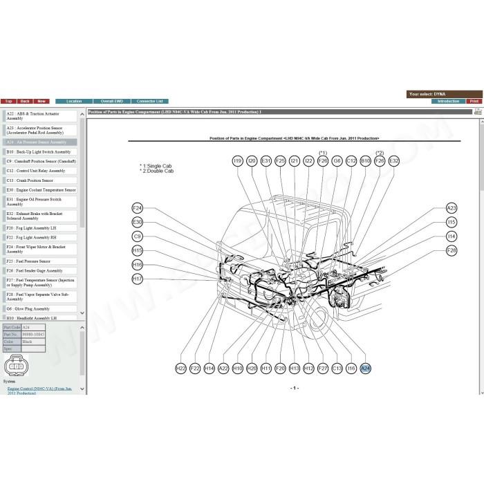 TOYOTA DYNA 200 2002 - 2016 SERVICE & REPAIR MANUAL