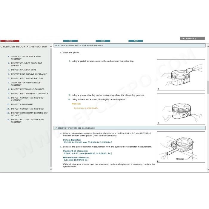 TOYOTA FJ CRUISER 2005 - 2018 SERVICE & REPAIR MANUAL