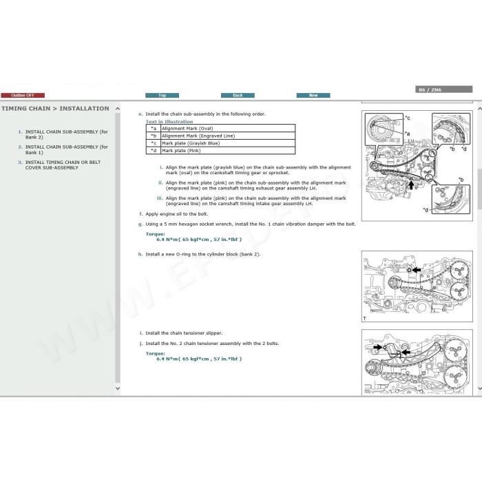 TOYOTA GT86 2012 - 2021 SERVICE & REPAIR MANUAL