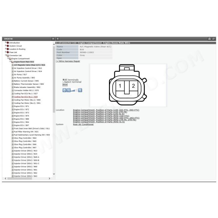 TOYOTA HIACE 2005 - 2019 SERVICE & REPAIR MANUAL