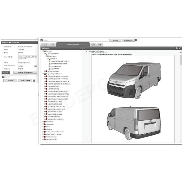 toyota hiace gdh30 gdh32 grh30 grh32 1gd-ftv 7gr-fks service manual