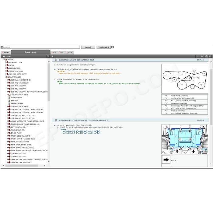 toyota hiace gdh30 gdh32 grh30 grh32 1gd-ftv 7gr-fks service manual