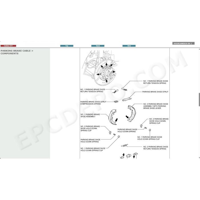 TOYOTA HIGHLANDER HYBRID 2007 - 2013 SERVICE & REPAIR MANUAL