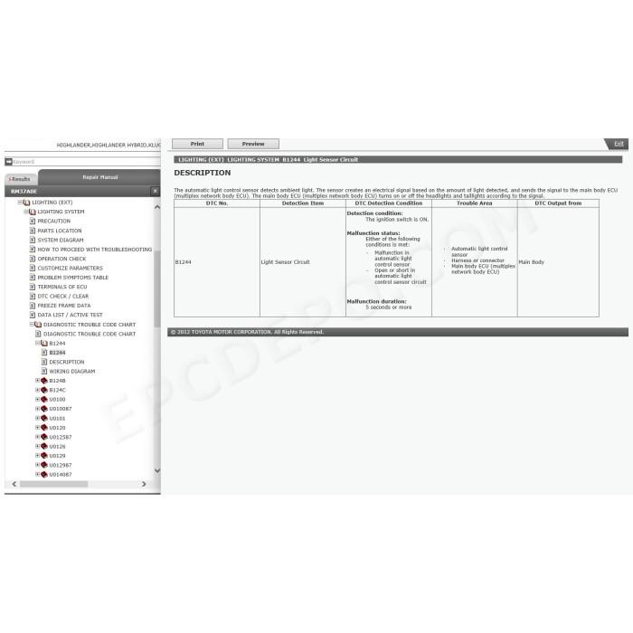 toyota highlander kluger hybrid gsu70 gsu75 axuh70 axuh78 service repair manual