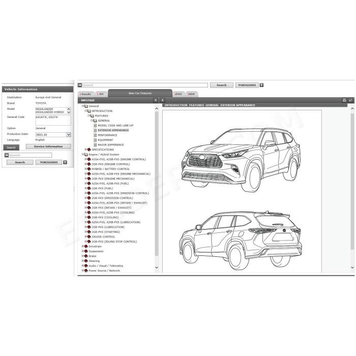toyota highlander kluger hybrid gsu70 gsu75 axuh70 axuh78 service repair manual