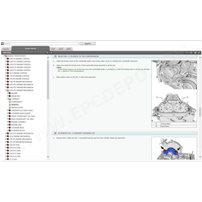 TOYOTA HILUX 2015 - 2025 SERVICE & REPAIR MANUAL