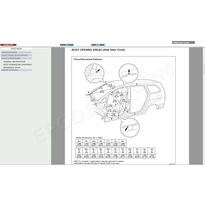 TOYOTA INNOVA / KIJANG INNOVA 2011 - 2015 SERVICE & REPAIR MANUAL