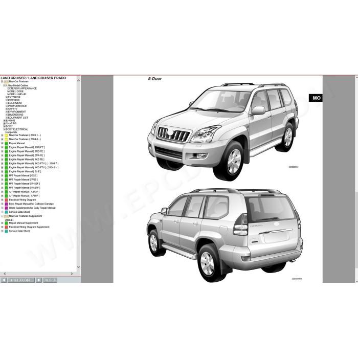TOYOTA LAND CRUISER 120, 125 SERIES 2002 - 2009 SERVICE & REPAIR MANUAL
