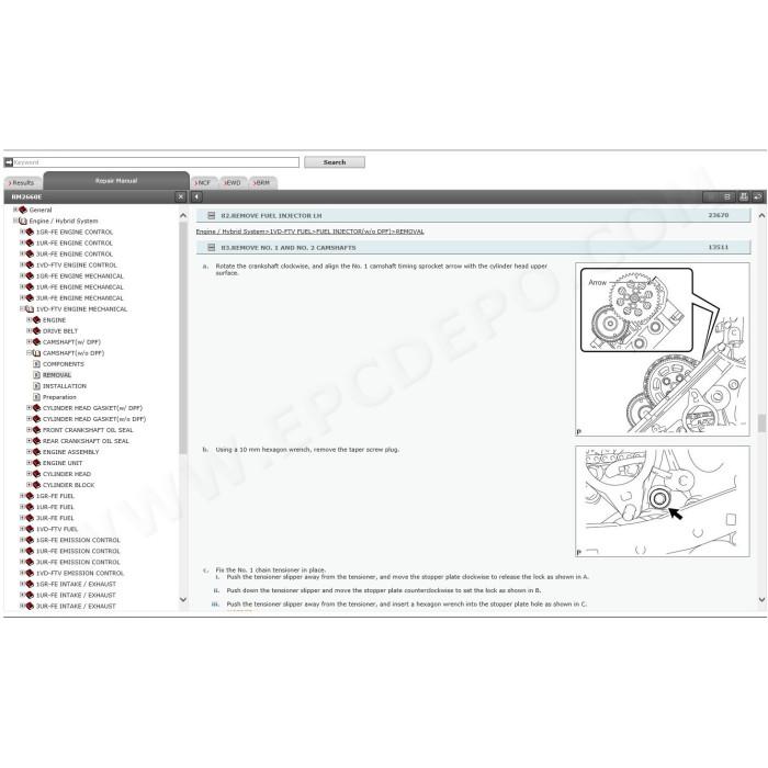 TOYOTA LAND CRUISER 200 2014 - 2021 SERVICE MANUAL