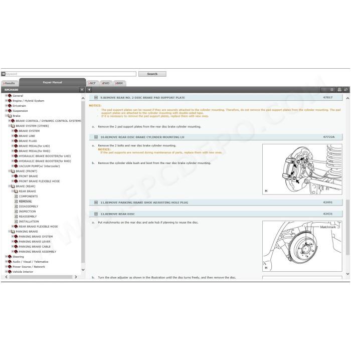 TOYOTA LAND CRUISER 200 2014 - 2021 SERVICE MANUAL