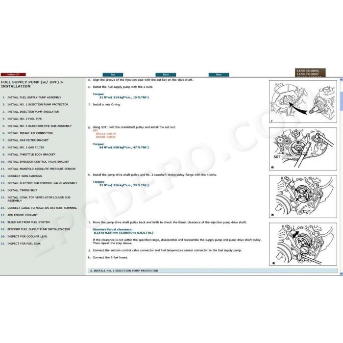 Toyota Land Cruiser 150 / Prado 2011 - 2015 service manual
