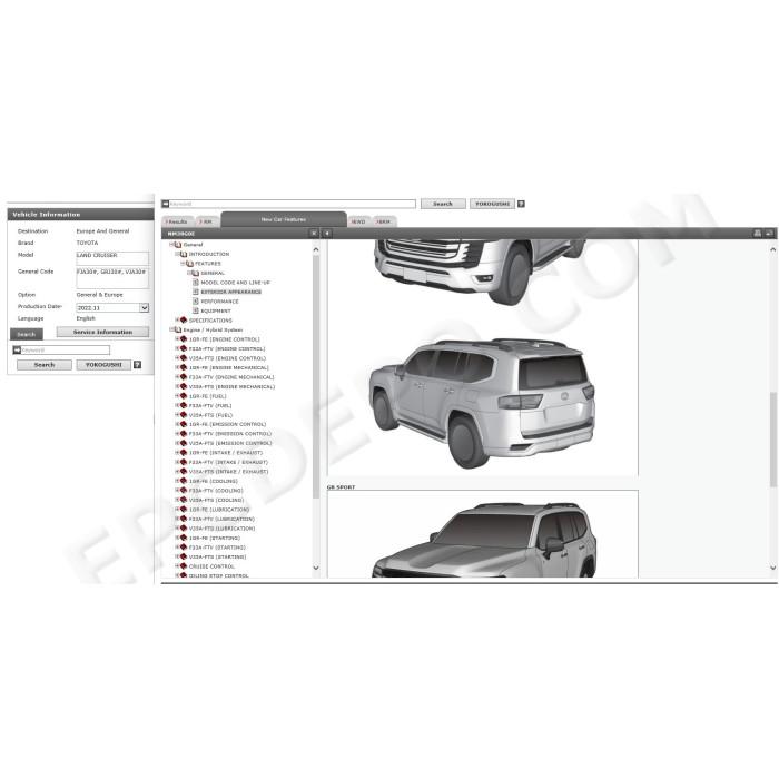 toyota land cruiser 300 vja300 grj300 fja300 service repair manual