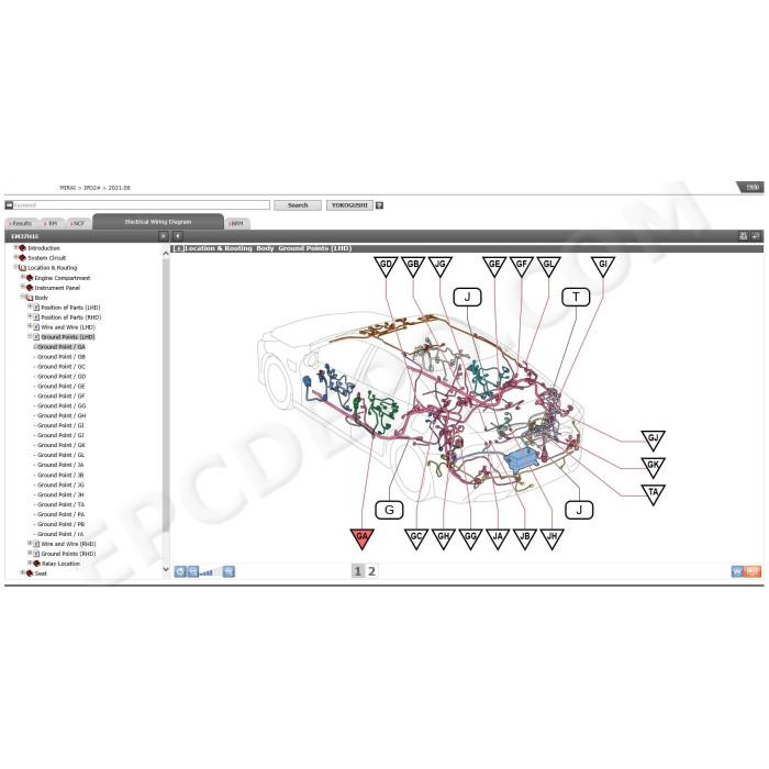 toyota mirai jpd20 hydrogen tfcs service repair manual