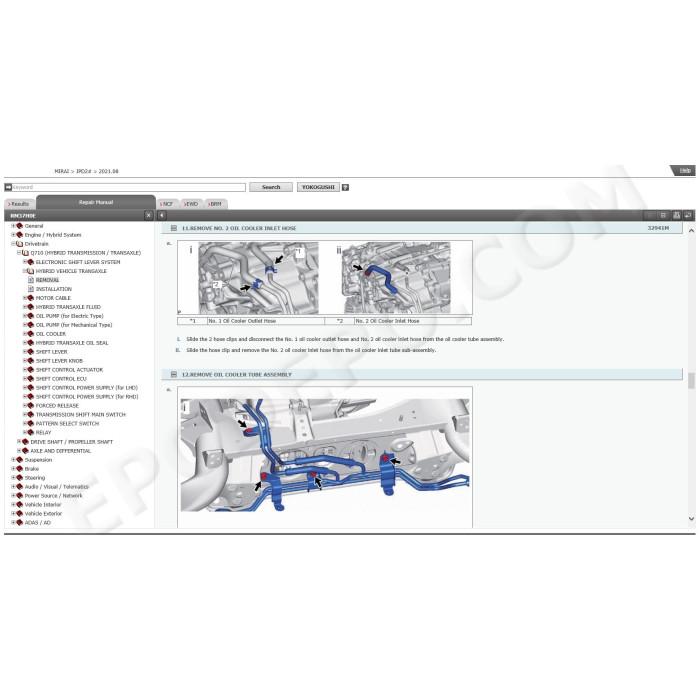 toyota mirai jpd20 hydrogen tfcs service repair manual