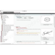 TOYOTA PRIUS HYBRID 2015 - 2018 SERVICE & REPAIR MANUAL