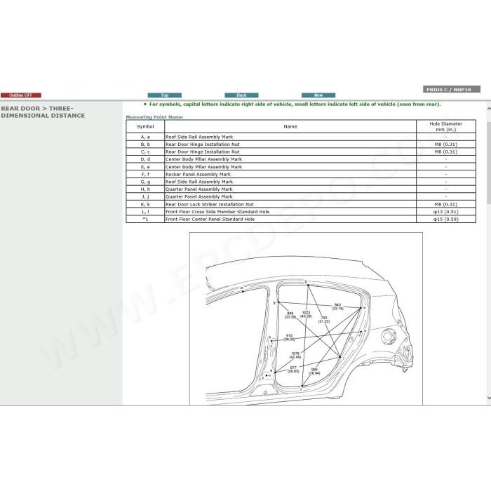 TOYOTA PRIUS C HYBRID 2011 - 2020 SERVICE & REPAIR MANUAL