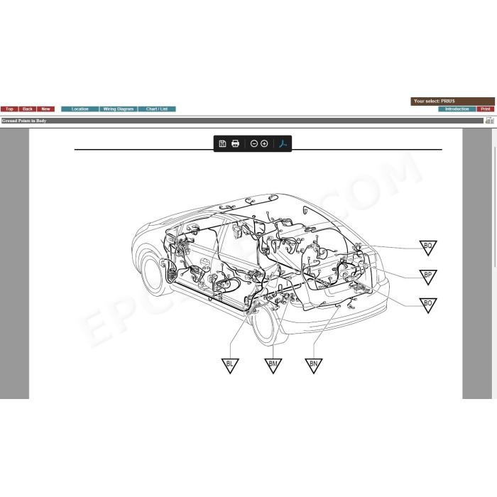 TOYOTA PRIUS HYBRID 2005 - 2009 SERVICE & REPAIR MANUAL