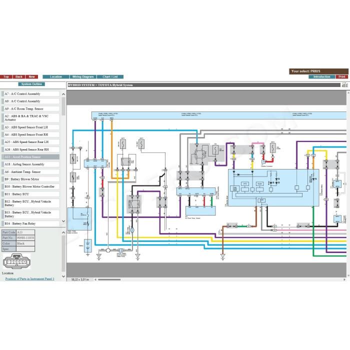 TOYOTA PRIUS HYBRID 2005 - 2009 SERVICE & REPAIR MANUAL