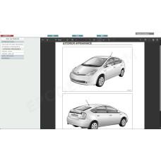 TOYOTA PRIUS HYBRID 2005 - 2009 SERVICE & REPAIR MANUAL