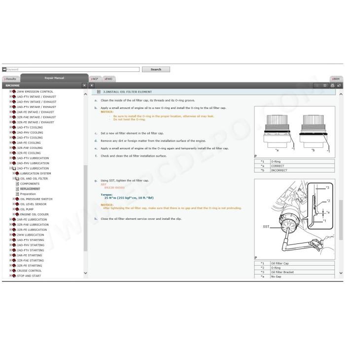 TOYOTA RAV4 2012 - 2018 SERVICE & REPAIR MANUAL