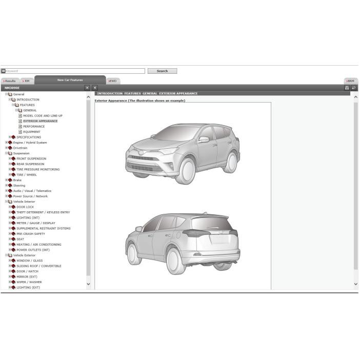 TOYOTA RAV4 2012 - 2018 SERVICE & REPAIR MANUAL