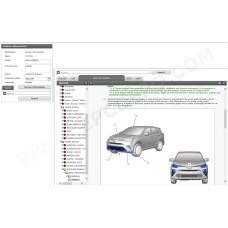 TOYOTA RAV4 HYBRID 2015 - 2018 SERVICE & REPAIR MANUAL