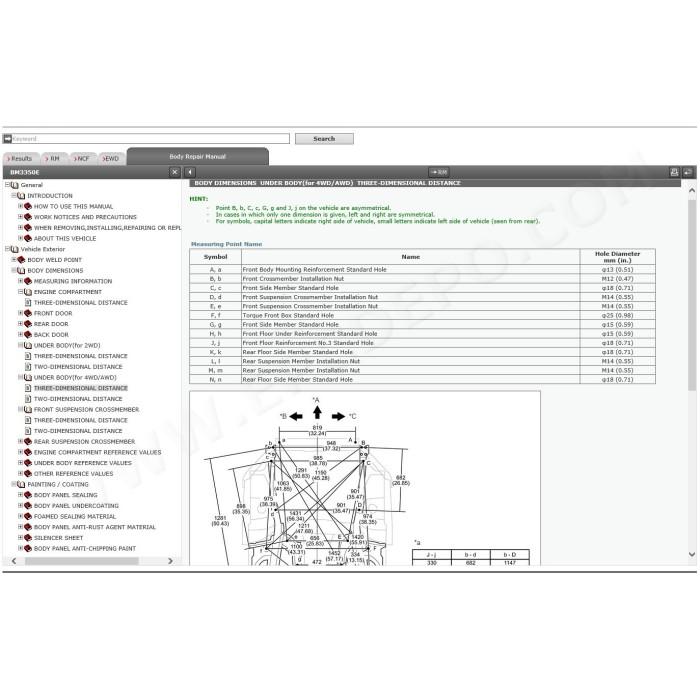 TOYOTA RAV4 HYBRID 2015 - 2018 SERVICE & REPAIR MANUAL
