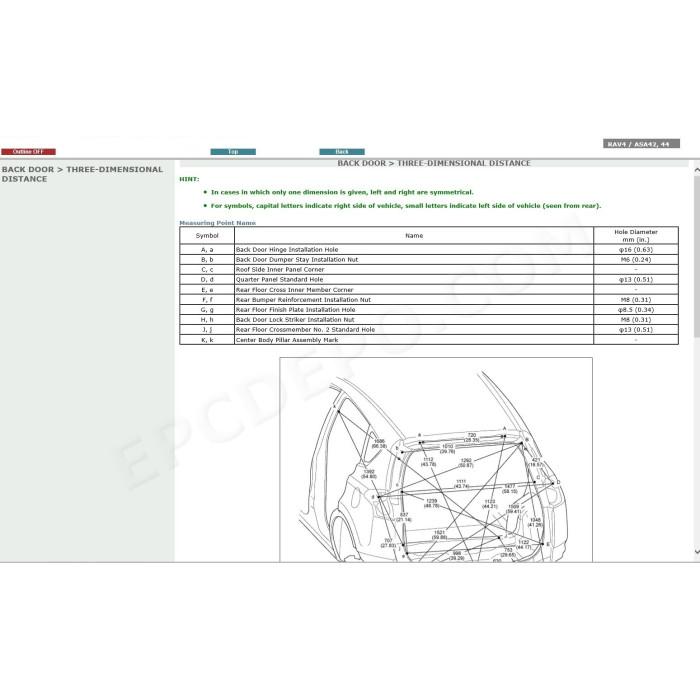 TOYOTA RAV4 2012 - 2015 SERVICE & REPAIR MANUAL