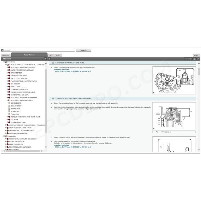 TOYOTA RAV4 2012 - 2015 SERVICE & REPAIR MANUAL