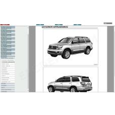 TOYOTA SEQUOIA 2007 - 2015 SERVICE & REPAIR MANUAL