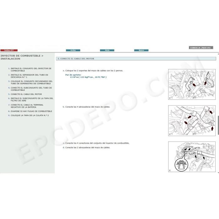 TOYOTA COROLLA 2007 - 2013 MANUAL DE SERVICIO (Spanish)