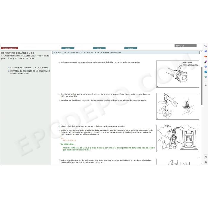 TOYOTA FORTUNER / HILUX SW4 2012 - 2015 MANUAL DE SERVICIO (Spanish)