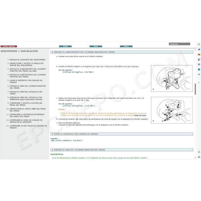 TOYOTA FORTUNER / HILUX SW4 2012 - 2015 MANUAL DE SERVICIO (Spanish)