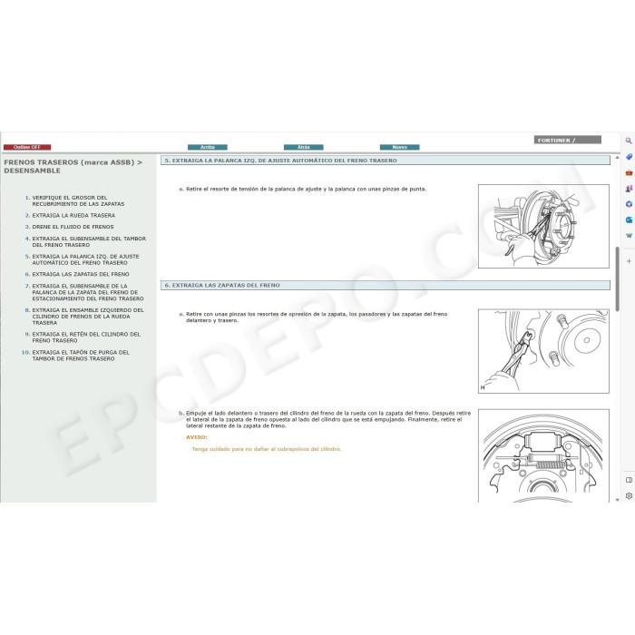 TOYOTA FORTUNER 2005 - 2015 MANUAL DE SERVICIO (Spanish)