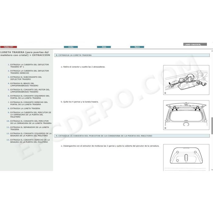 TOYOTA LAND CRUISER 150 / PRADO 2009 - 2015 MANUAL DE SERVICIO (Spanish)
