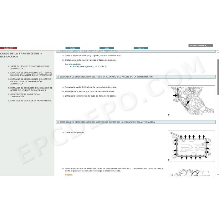 TOYOTA LAND CRUISER 150 / PRADO 2009 - 2015 MANUAL DE SERVICIO (Spanish)