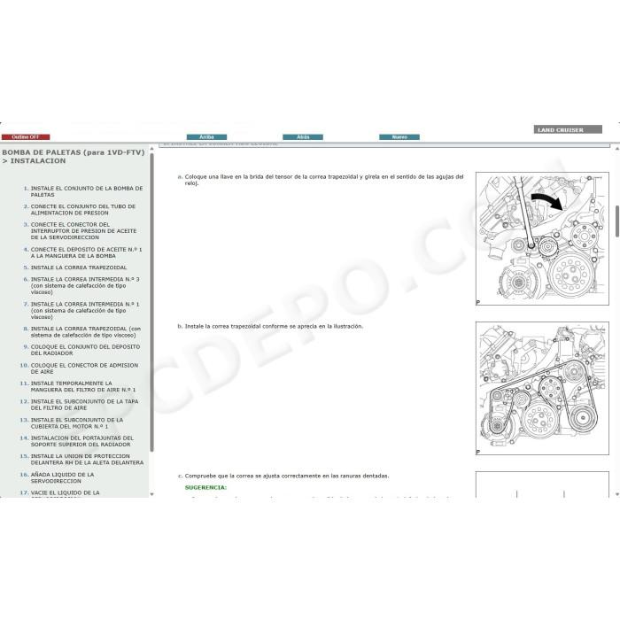 TOYOTA LAND CRUISER 200 2007 - 2014 MANUAL DE SERVICIO (Spanish)