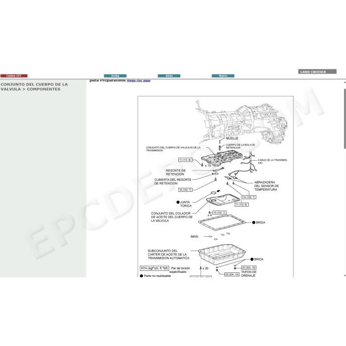 TOYOTA LAND CRUISER 200 2007 - 2014 MANUAL DE SERVICIO (Spanish)