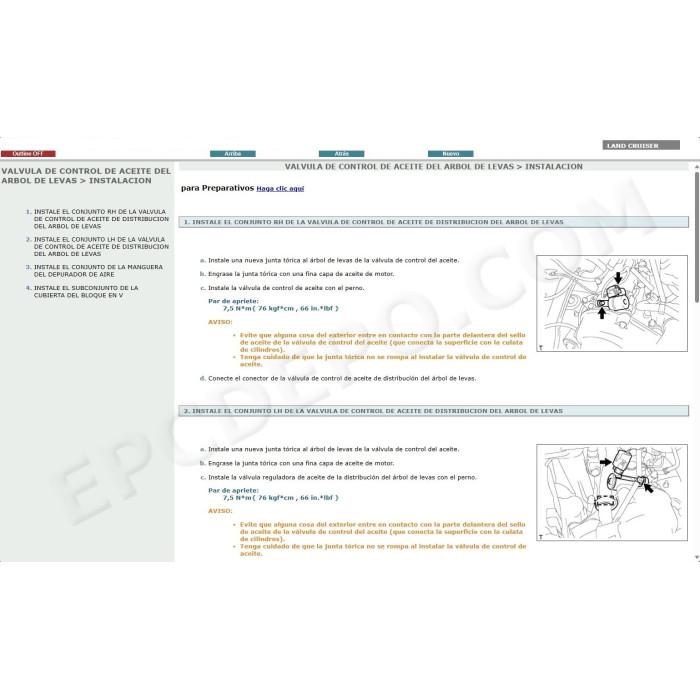 TOYOTA LAND CRUISER 200 2007 - 2014 MANUAL DE SERVICIO (Spanish)