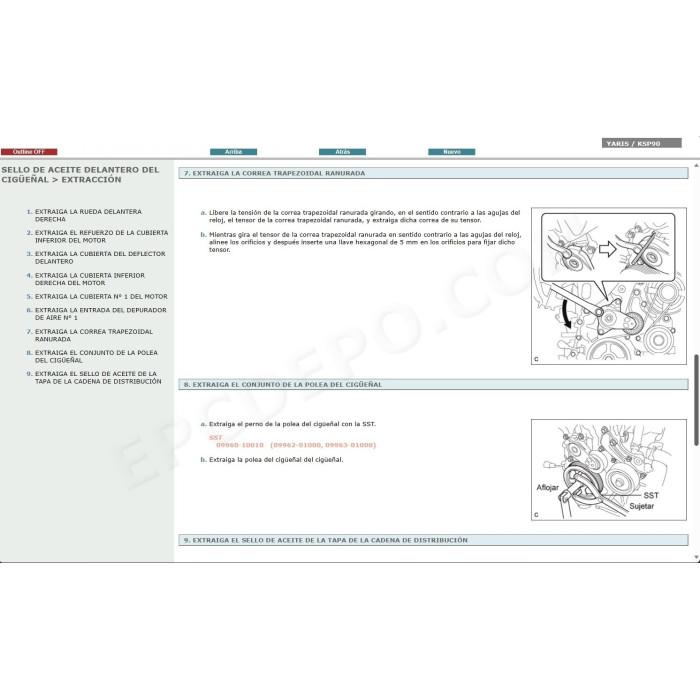 TOYOTA YARIS 2005 - 2011 MANUAL DE SERVICIO (Spanish)