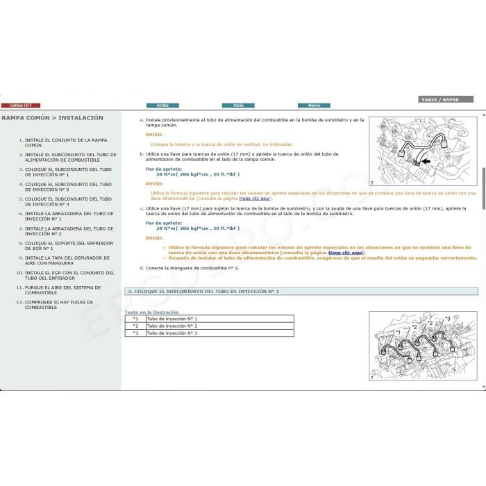 TOYOTA YARIS 2005 - 2011 MANUAL DE SERVICIO (Spanish)