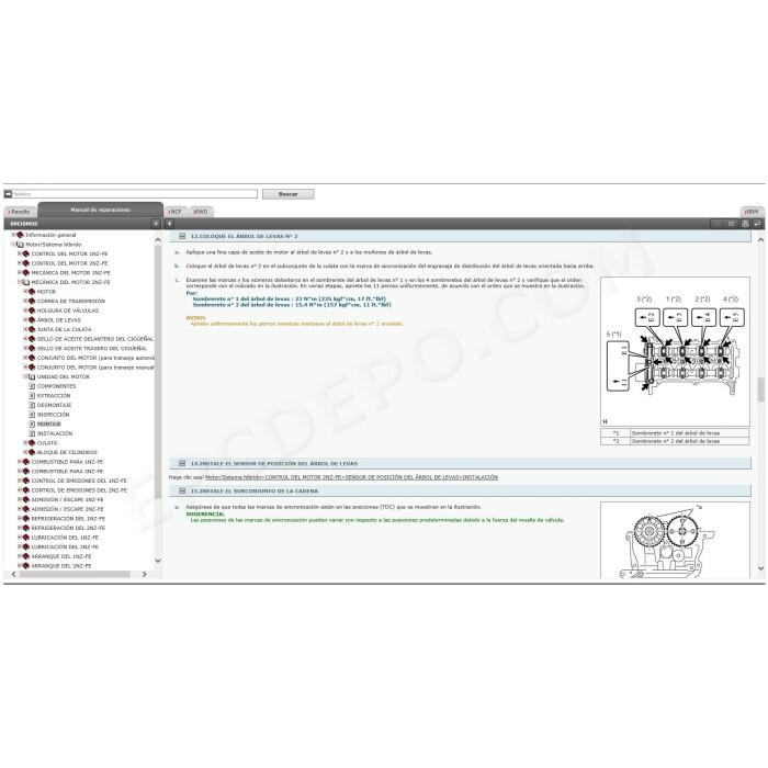 TOYOTA YARIS 2013 - 2017 MANUAL DE SERVICIO (Spanish)