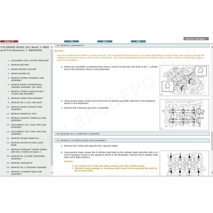 TOYOTA TACOMA 2004 - 2015 SERVICE & REPAIR MANUAL