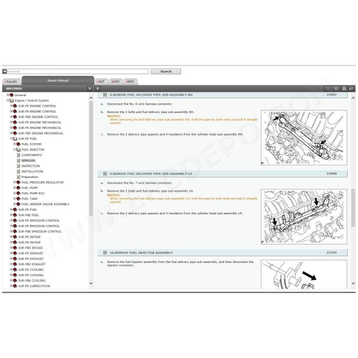 TOYOTA TUNDRA 2015 - 2021 SERVICE & REPAIR MANUAL