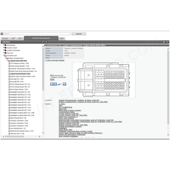 TOYOTA TUNDRA 2015 - 2021 SERVICE & REPAIR MANUAL