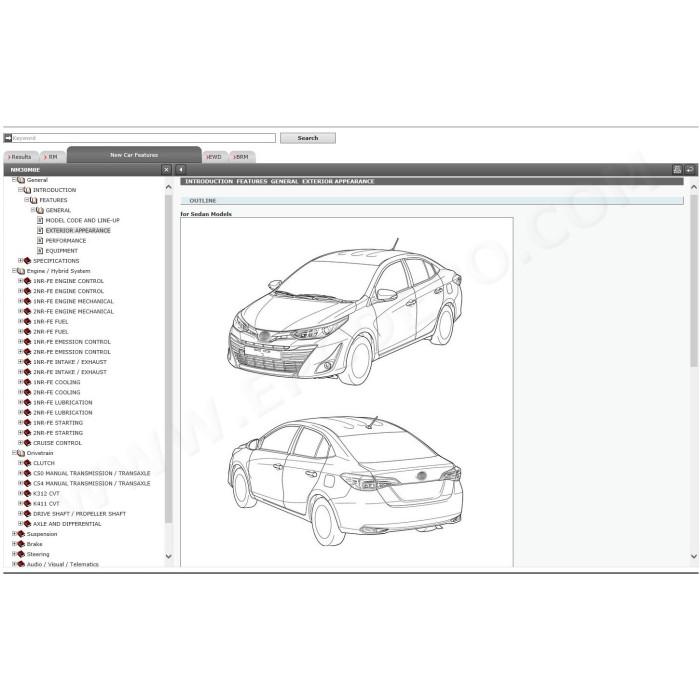 TOYOTA YARIS 2013 - 2022 SERVICE & REPAIR MANUAL