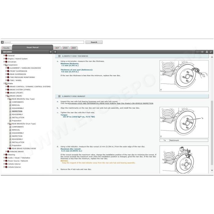 TOYOTA YARIS 2013 - 2022 SERVICE & REPAIR MANUAL